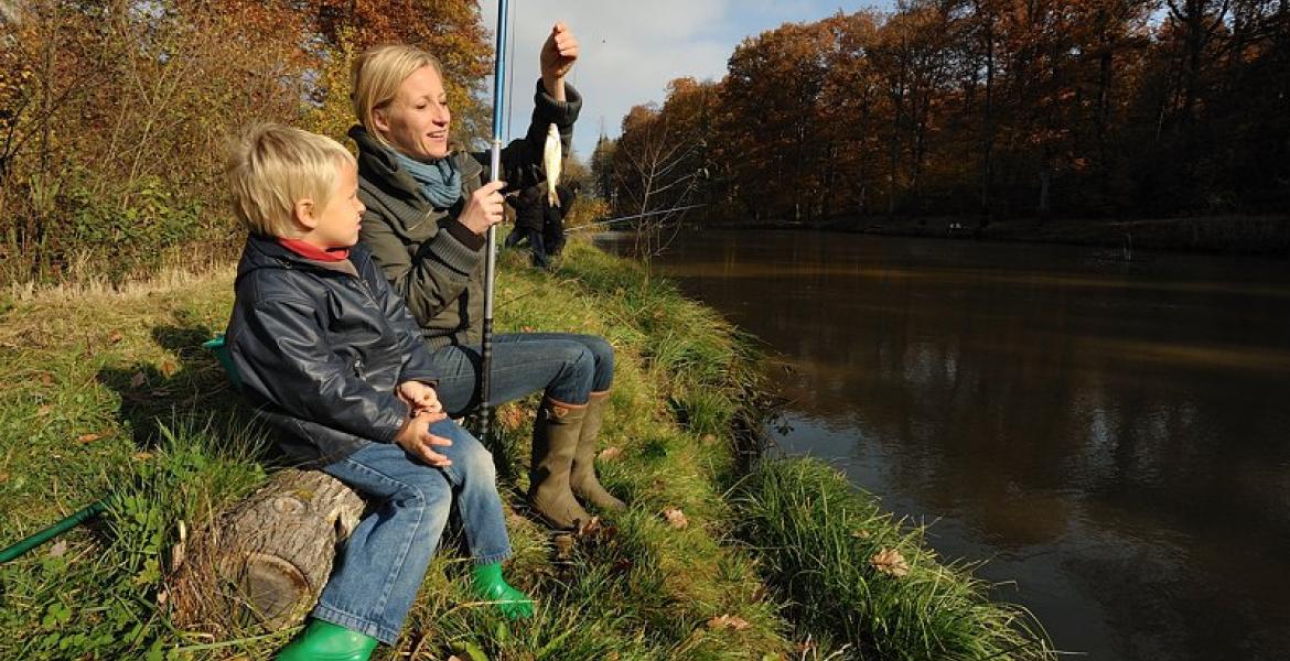 3 x origineel vissen in de Ardennen