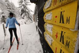 Pistes de ski de fond de Saint-Hubert in Provincie Luxemburg