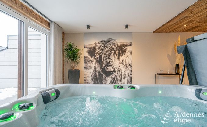 Luxeappartement in Amel: romantisch verblijf voor 4 personen met sauna en jacuzzi in de Ardennen