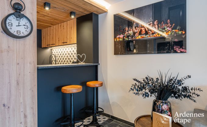 Luxeappartement in Amel: romantisch verblijf voor 4 personen met sauna en jacuzzi in de Ardennen