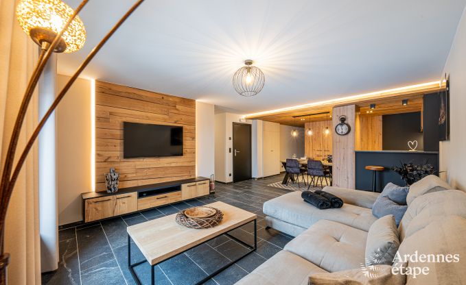 Luxueus vakantieappartement in Amel voor 2 personen: romantisch verblijf met jacuzzi en sauna in de Ardennen