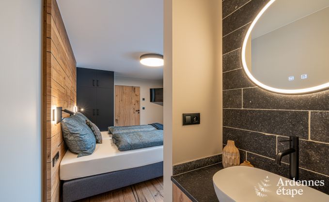 Luxeappartement in Amel: romantisch verblijf voor 4 personen met sauna en jacuzzi in de Ardennen