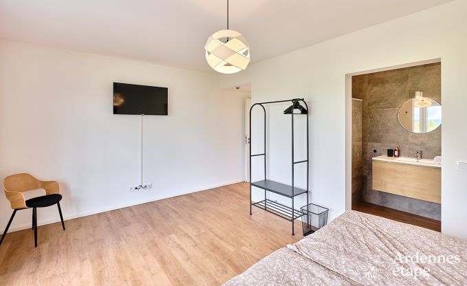 Moderne vakantiewoning voor 10 personen in Amel met 4 slaapkamers, 5 badkamers, sauna, fitnessruimte, speelkamer en privtuin