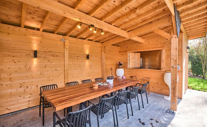 Luxevilla met zwembad en tennisbaan voor 14 personen in Anh�e, gelegen in de vallei van de Molign�e