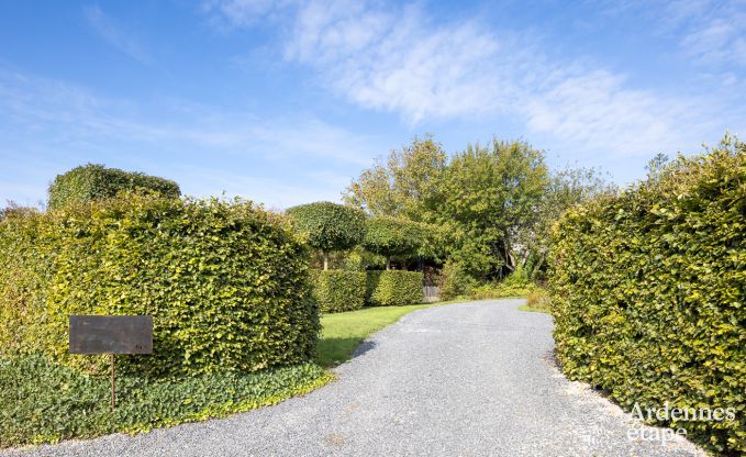 Authentiek vakantiehuis voor 6 personen in Anhe met priv sauna, overdekt terras en luxe interieur