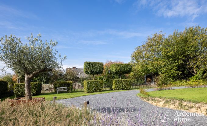 Authentiek vakantiehuis voor 6 personen in Anhe met priv sauna, overdekt terras en luxe interieur