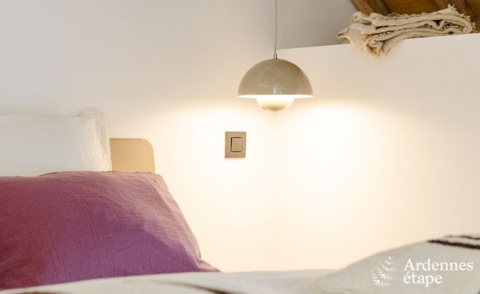 Authentiek vakantiehuis voor 6 personen in Anhe met priv sauna, overdekt terras en luxe interieur