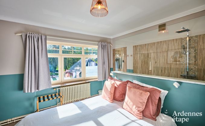 Luxevilla met zwembad en tennisbaan voor 14 personen in Anhe, gelegen in de vallei van de Moligne