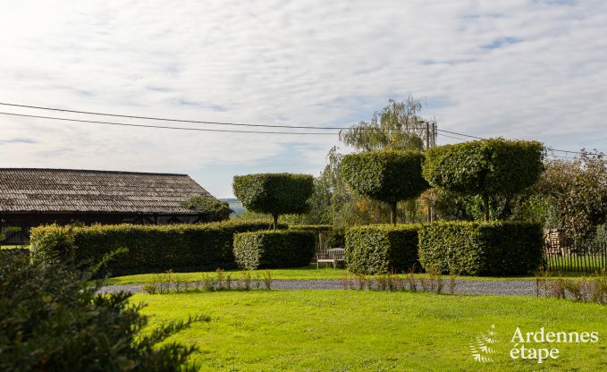 Authentiek vakantiehuis voor 6 personen in Anhe met priv sauna, overdekt terras en luxe interieur