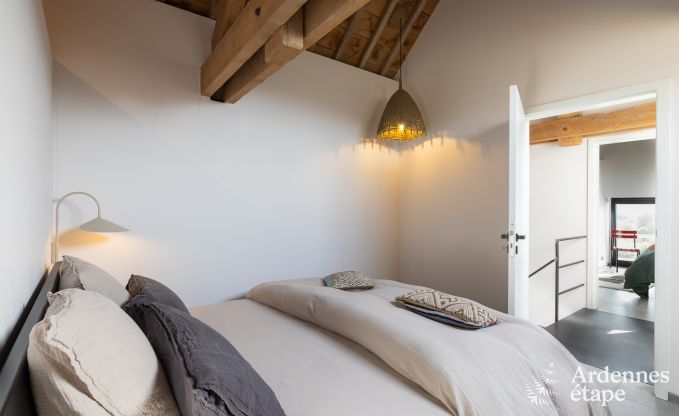 Authentiek vakantiehuis voor 6 personen in Anhe met priv sauna, overdekt terras en luxe interieur