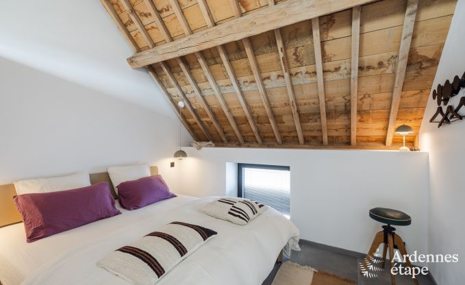 Authentiek vakantiehuis voor 6 personen in Anhe met priv sauna, overdekt terras en luxe interieur