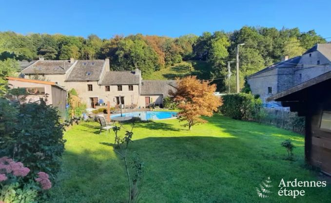 Charmante vakantiewoning in Anthisnes: 8 personen, verwarmd zwembad, 4 slaapkamers, huisdiervriendelijk