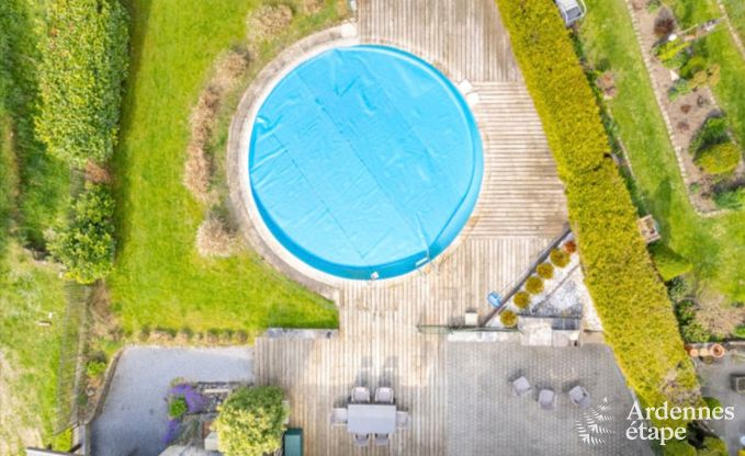 Charmante vakantiewoning in Anthisnes: 8 personen, verwarmd zwembad, 4 slaapkamers, huisdiervriendelijk