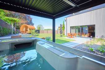 Luxe vakantiewoning voor 2 in Aubel met jacuzzi, sauna en prachtig uitzicht
