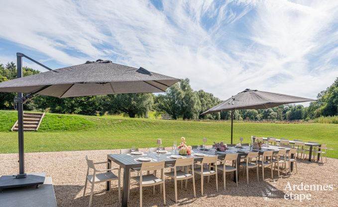 Grote vakantiewoning in Aubel: ideaal voor 30 personen met zwembad en uitgebreide faciliteiten