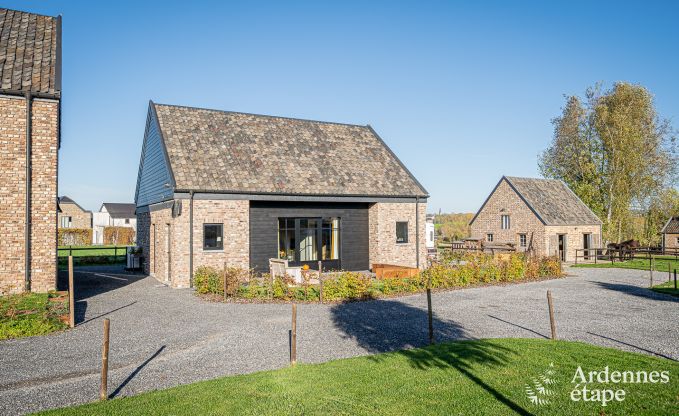 Gezellige gelijkvloerse cottage voor 4 personen in Aubel met 2 slaapkamers, 2 badkamers en priv�tuin