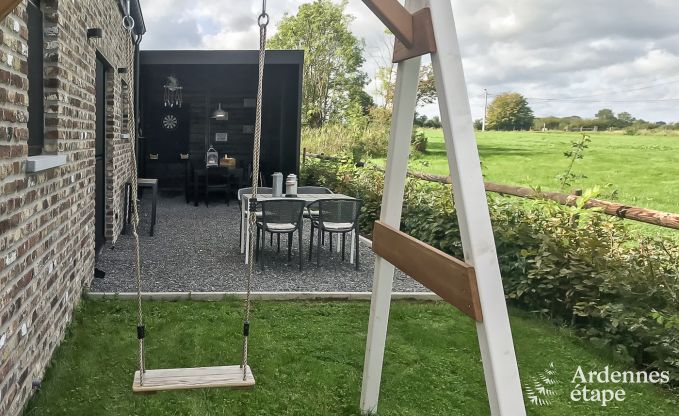 Gezellige gelijkvloerse cottage voor 4 personen in Aubel met 2 slaapkamers, 2 badkamers en priv�tuin