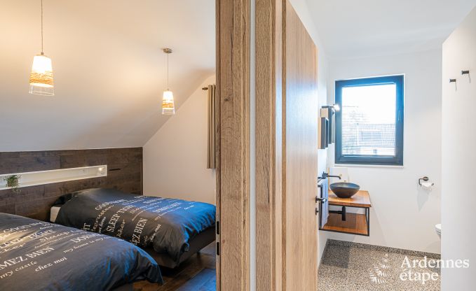 Gezellige gelijkvloerse cottage voor 4 personen in Aubel met 2 slaapkamers, 2 badkamers en priv�tuin