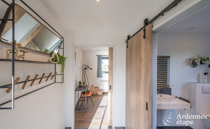 Gezellige gelijkvloerse cottage voor 4 personen in Aubel met 2 slaapkamers, 2 badkamers en priv�tuin