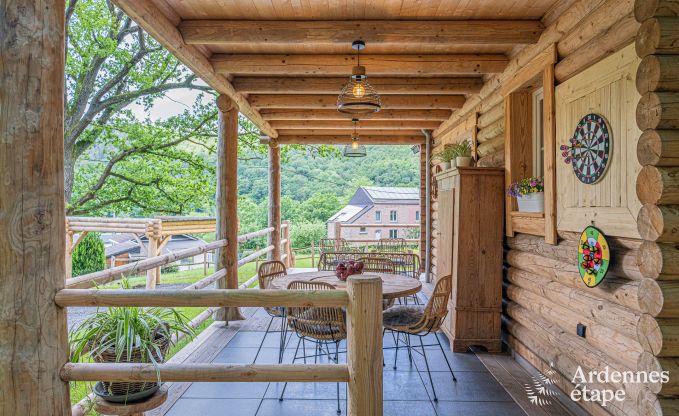 Gezellige houten familiechalet in Aywaille, Ardennen