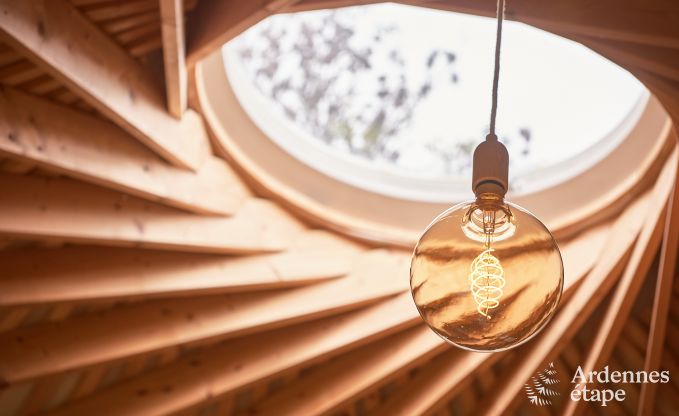 Ruime yurt voor 4 personen in Aywaille met houtpelletkachel en priv�tuin met terras