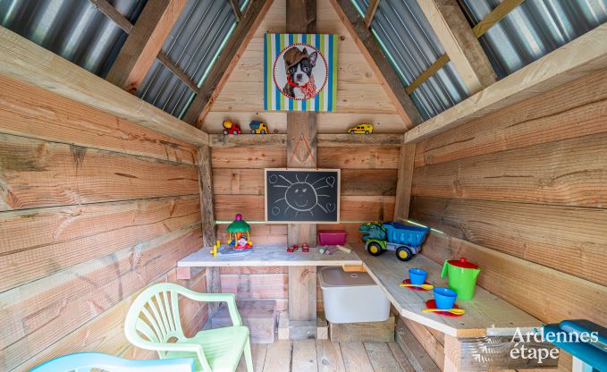 Gezellige houten familiechalet in Aywaille, Ardennen