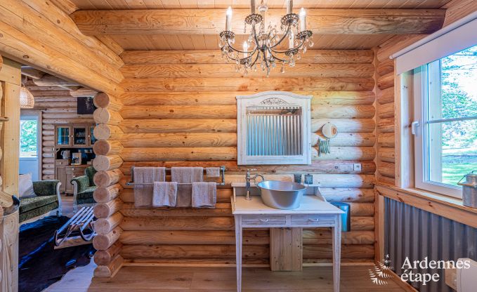 Gezellige houten familiechalet in Aywaille, Ardennen