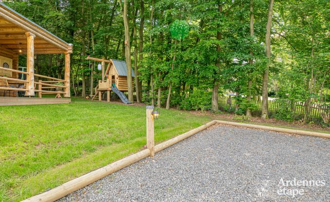 Gezellige houten familiechalet in Aywaille, Ardennen