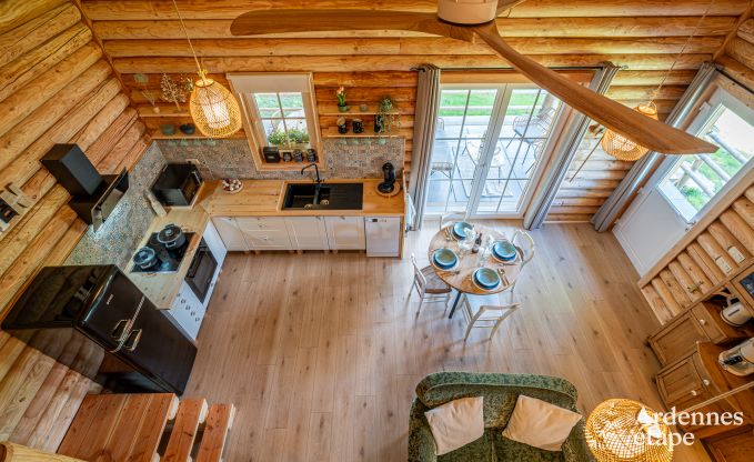 Gezellige houten familiechalet in Aywaille, Ardennen