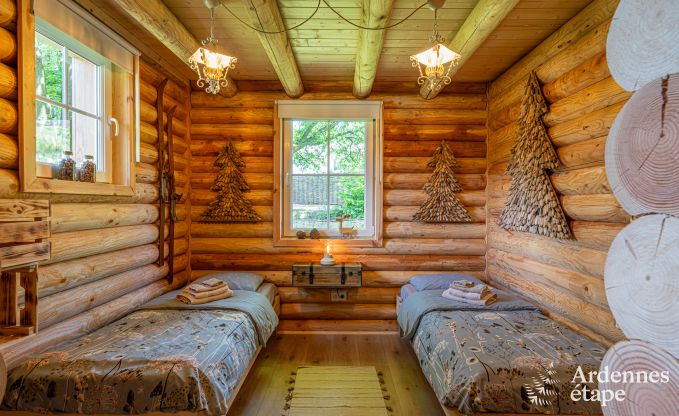 Gezellige houten familiechalet in Aywaille, Ardennen