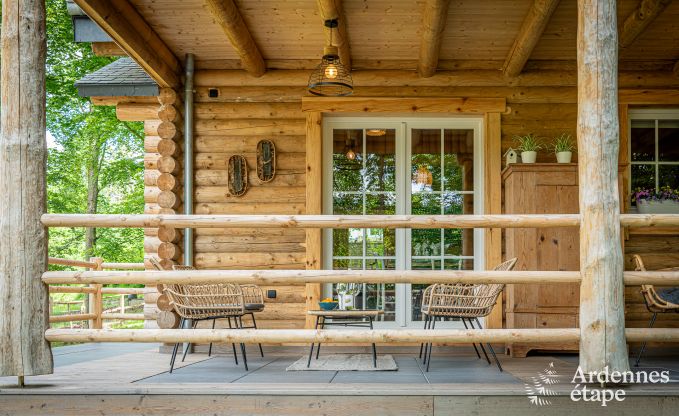 Gezellige houten familiechalet in Aywaille, Ardennen