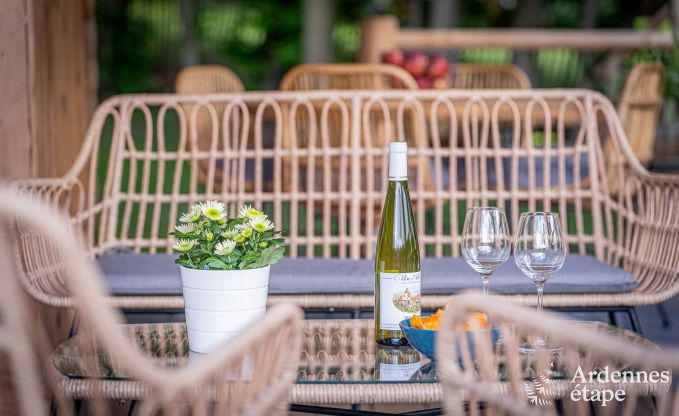 Gezellige houten familiechalet in Aywaille, Ardennen