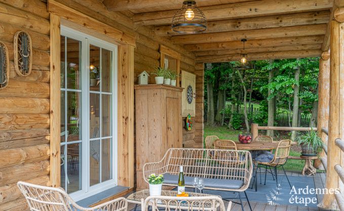 Gezellige houten familiechalet in Aywaille, Ardennen