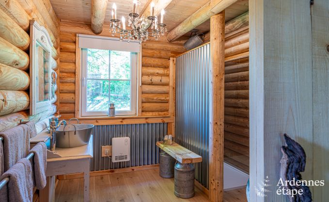 Gezellige houten familiechalet in Aywaille, Ardennen