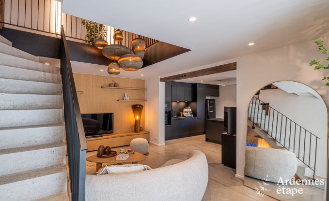 Luxueus vakantiehuis in Baillonville voor 6 personen met wellness en verwarmd zwembad