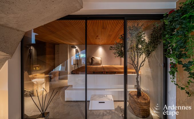 Luxueus vakantiehuis in Baillonville voor 6 personen met wellness en verwarmd zwembad