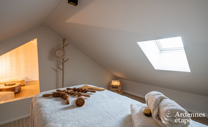 Luxueus vakantiehuis in Baillonville voor 6 personen met wellness en verwarmd zwembad