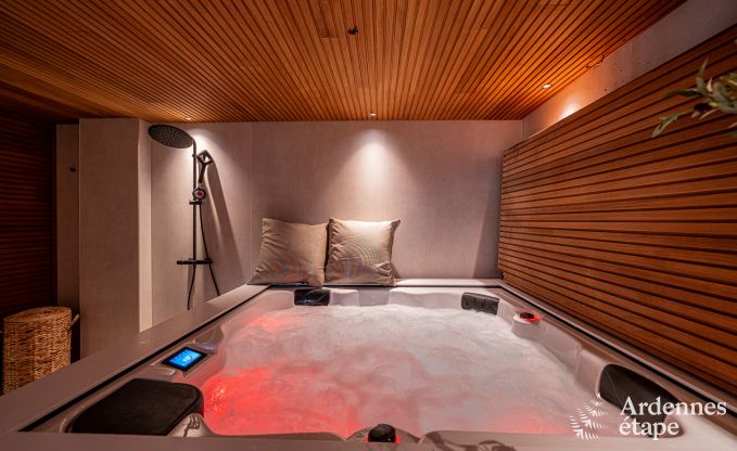 Luxueus vakantiehuis in Baillonville voor 6 personen met wellness en verwarmd zwembad