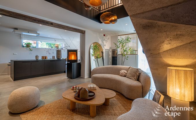 Luxueus vakantiehuis in Baillonville voor 6 personen met wellness en verwarmd zwembad