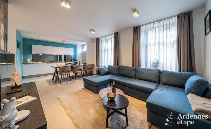 Appartement voor 4 personen in Barvaux: moderne accommodatie met sauna, tuin en babybedje
