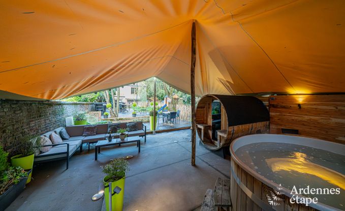 Romantische suite voor 2 personen in Barvaux: luxe faciliteiten, sauna en jacuzzi in de Ardennen