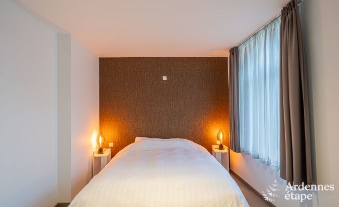 Appartement voor 4 personen in Barvaux: moderne accommodatie met sauna, tuin en babybedje