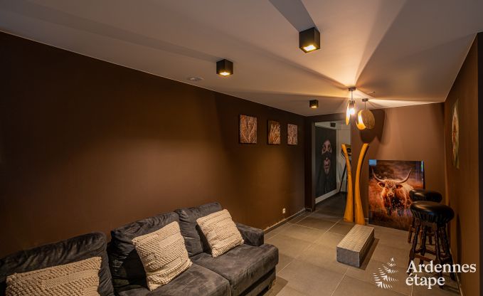 Appartement voor 4 personen in Barvaux: moderne accommodatie met sauna, tuin en babybedje