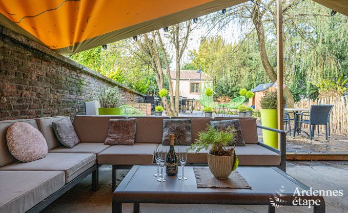 Appartement voor 4 personen in Barvaux: moderne accommodatie met sauna, tuin en babybedje