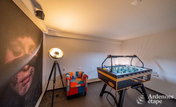 Appartement voor 4 personen in Barvaux: moderne accommodatie met sauna, tuin en babybedje