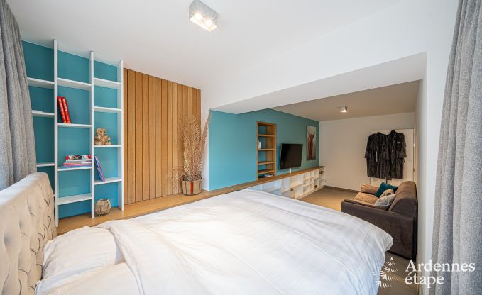 Appartement voor 4 personen in Barvaux: moderne accommodatie met sauna, tuin en babybedje