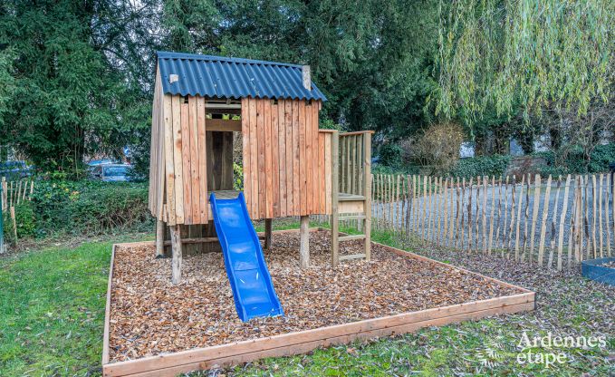 Appartement voor 4 personen in Barvaux: moderne accommodatie met sauna, tuin en babybedje