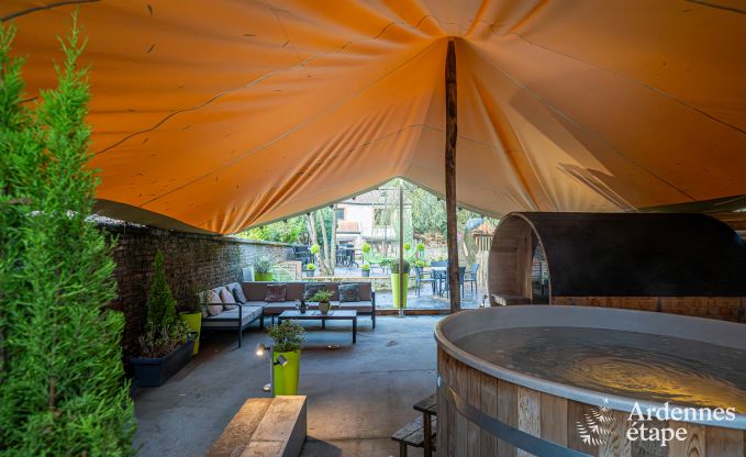 Romantische suite voor 2 personen in Barvaux: luxe faciliteiten, sauna en jacuzzi in de Ardennen