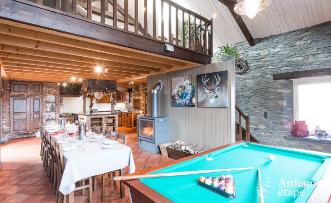 Charmant huis in Bastogne in de Ardennen: accommodatie voor 18 personen
