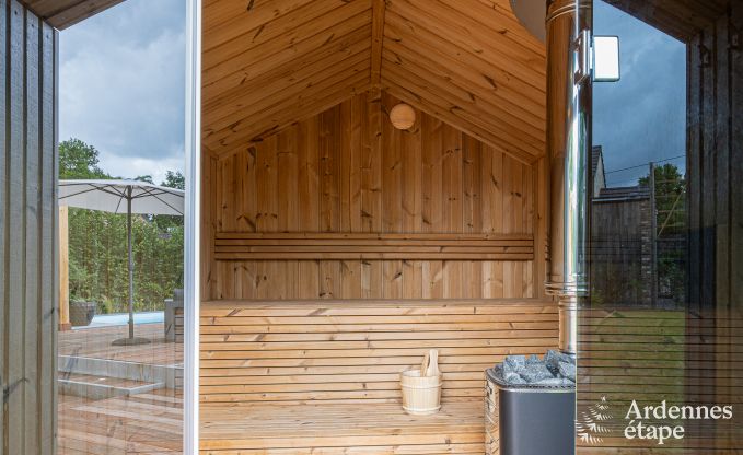 Romantische vakantiewoning voor 2 personen in Beauraing met zwembad, sauna en jacuzzi